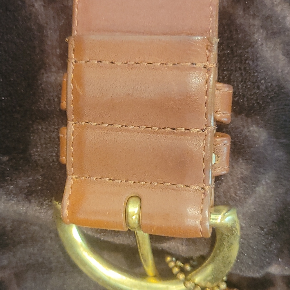 COACH Genuine Leather Brown Belt Size M - Picture 4 of 6